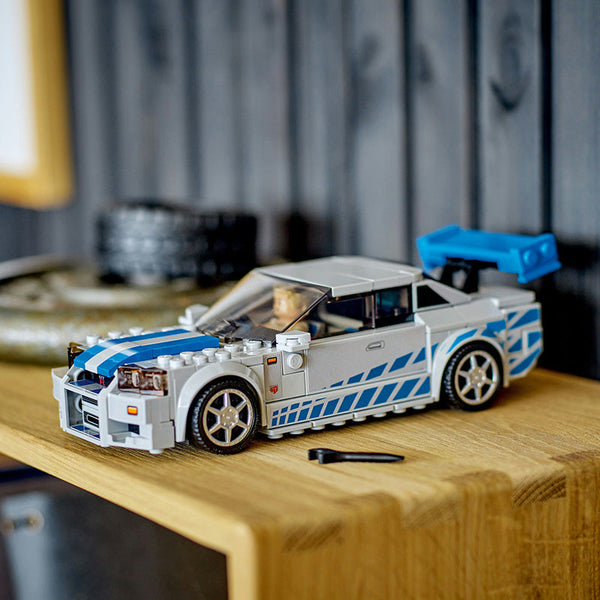 LEGO® Speed Champions 2 Fast 2 Furious Nissan Skyline GT-R (R34) Set 76917 - DAMAGED BOX