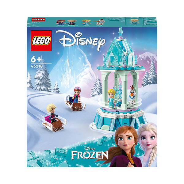 LEGO® ǀ Disney Anna and Elsa’s Magical Merry-Go-Round Building Toy Set 43218