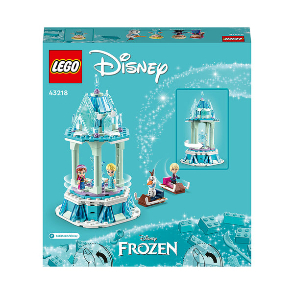 LEGO® ǀ Disney Anna and Elsa’s Magical Merry-Go-Round Building Toy Set 43218