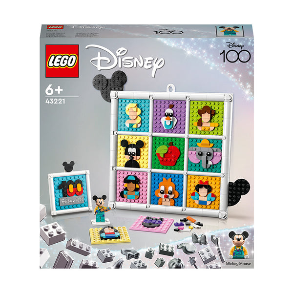 LEGO® ǀ Disney 100 Years of Disney Animation Icons Building Toy Set 43221