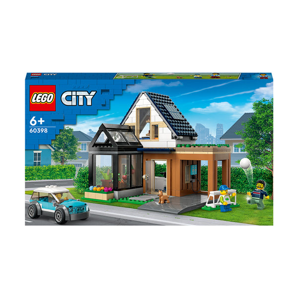 LEGO® City Family House and Electric Car Building Toy Set 60398