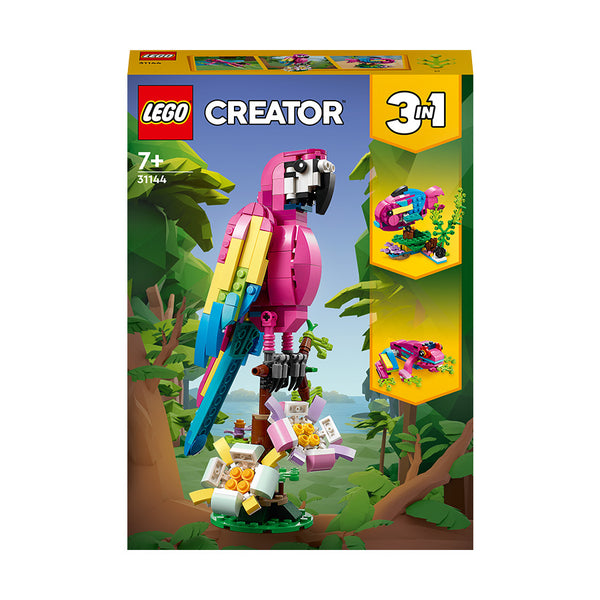 LEGO® Creator 3in1 Exotic Pink Parrot Building Toy Set 31144