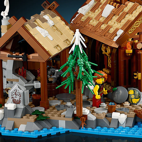 LEGO® Ideas Viking Village Building Set for Adults 21343