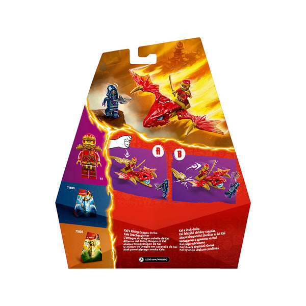 LEGO® NINJAGO®  Kai’s Rising Dragon Strike Ninja Toy Set 71801