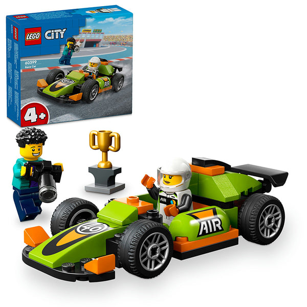 LEGO® City Green Race Car Vehicle Building Toy 60399