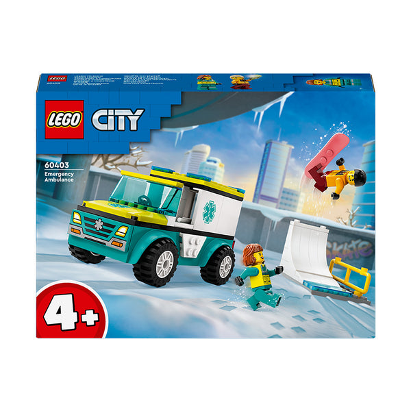 LEGO® City Emergency Ambulance and Snowboarder 60403