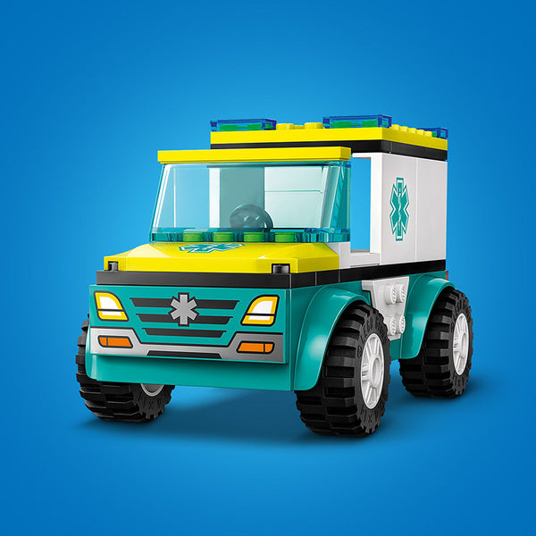 LEGO® City Emergency Ambulance and Snowboarder 60403