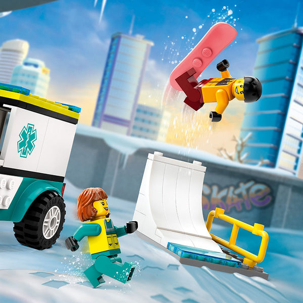 LEGO® City Emergency Ambulance and Snowboarder 60403