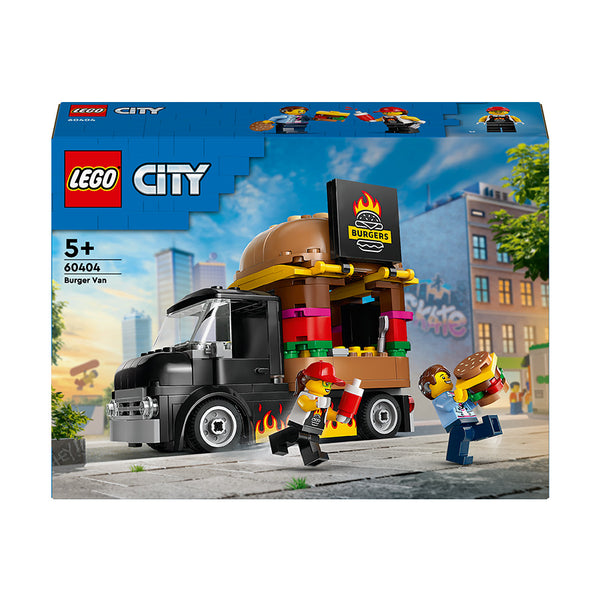 LEGO® City Burger Van, Food Truck Toy Playset 60404