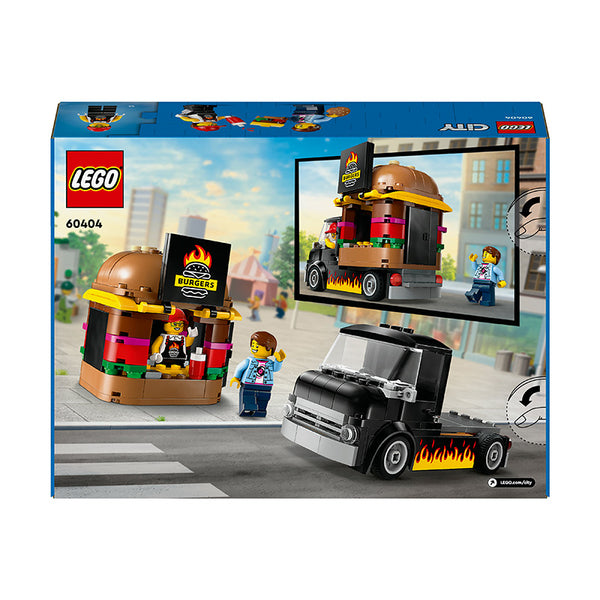 LEGO® City Burger Van, Food Truck Toy Playset 60404