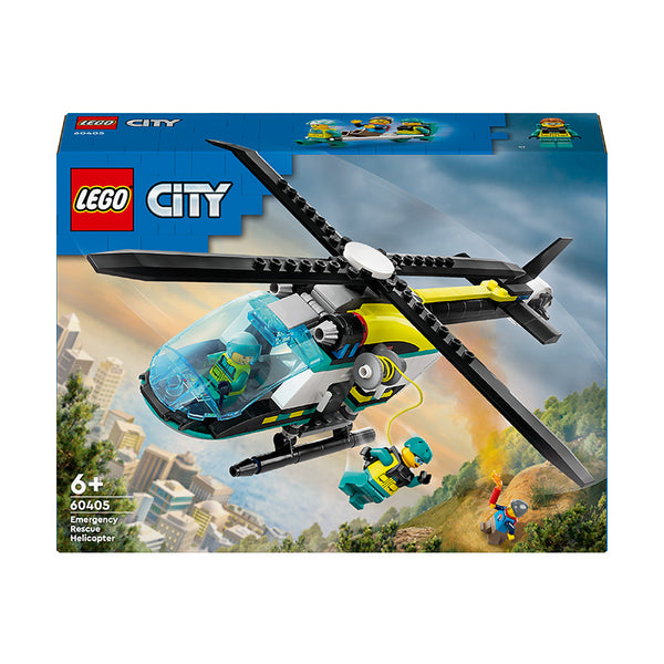 LEGO® City Emergency Rescue Helicopter Toy Set 60405