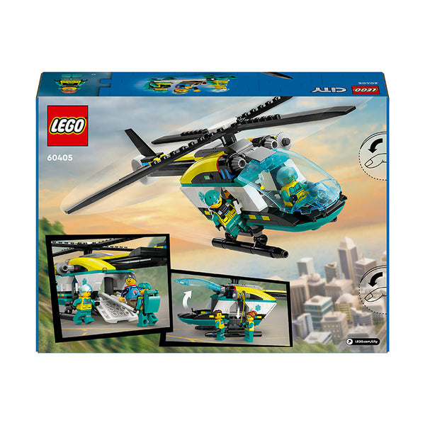 LEGO® City Emergency Rescue Helicopter Toy Set 60405