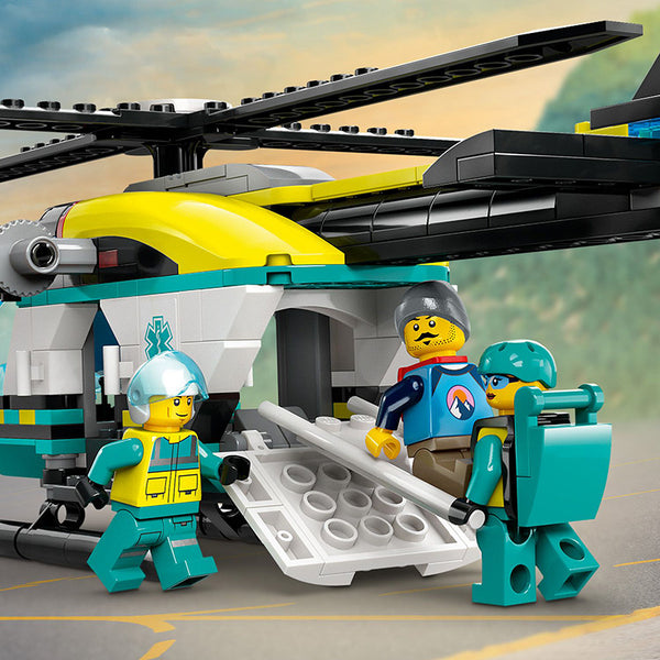 LEGO® City Emergency Rescue Helicopter Toy Set 60405