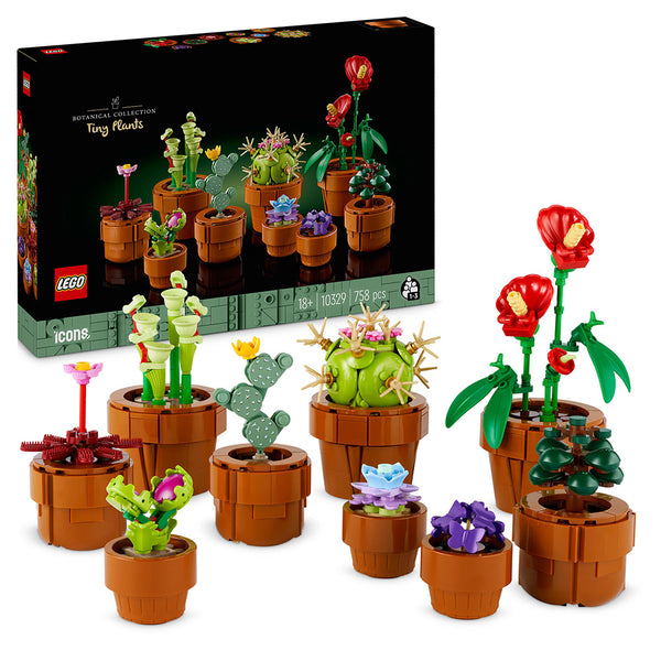 LEGO® ICONS Tiny Plants Building Set for Adults 10329