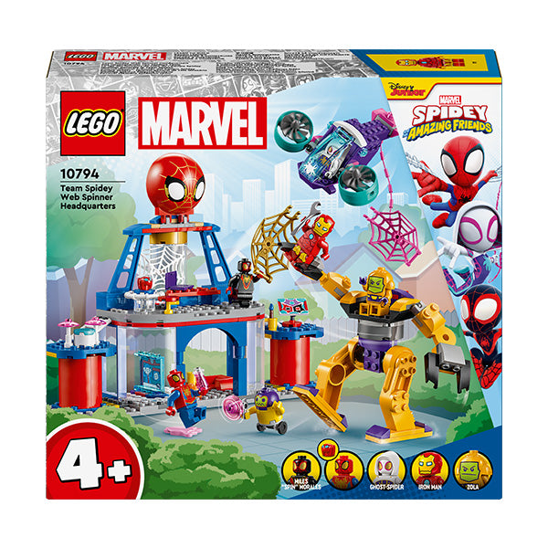 LEGO® Marvel Spidey and his Amazing Friends Team Spidey Web Spinner Headquarters 10794