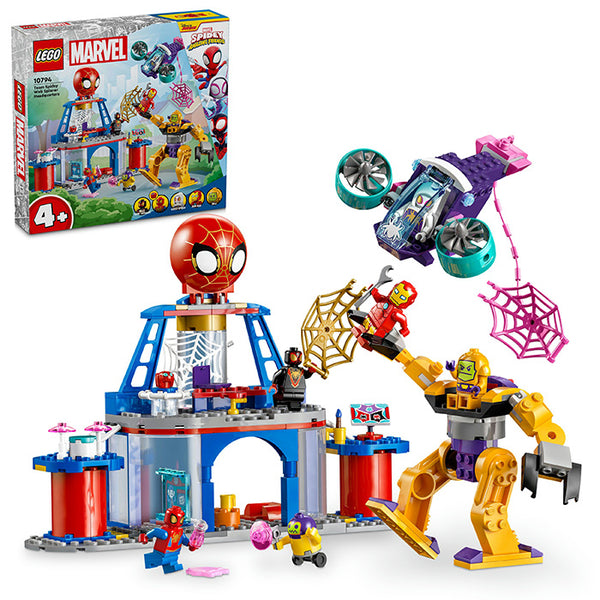 LEGO® Marvel Spidey and his Amazing Friends Team Spidey Web Spinner Headquarters 10794