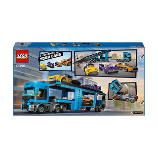 LEGO® City Car Transporter Truck with Sports Cars Toy 60408