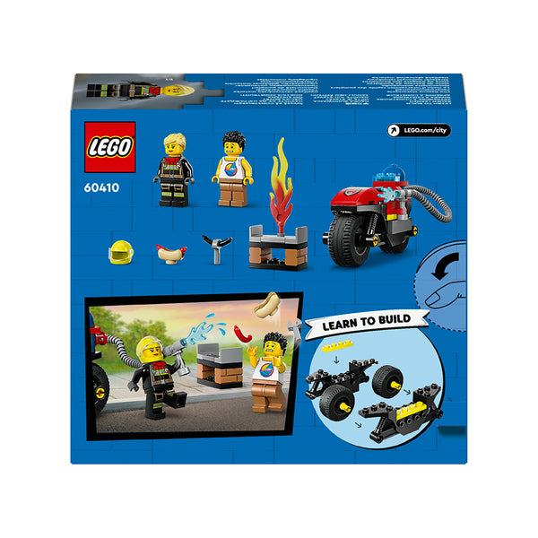 LEGO® City Fire Rescue Motorcycle Vehicle Toy 60410