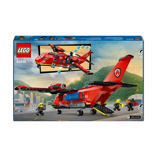 LEGO® City Fire Rescue Plane Building Toy Set 60413