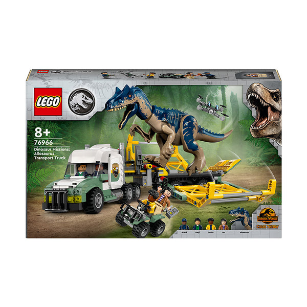 LEGO® Jurassic World Dinosaur Missions: Allosaurus Transport Truck 76966 - SLIGHTLY DAMAGED BOX