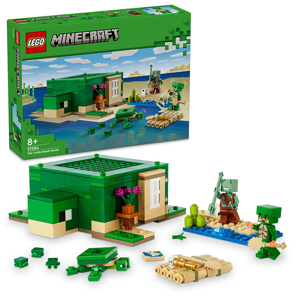 LEGO® Minecraft® The Turtle Beach House Toy Set 21254