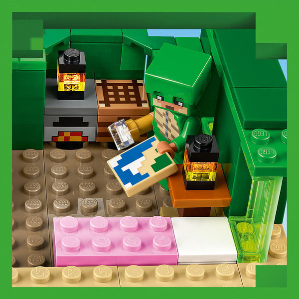 LEGO® Minecraft® The Turtle Beach House Toy Set 21254