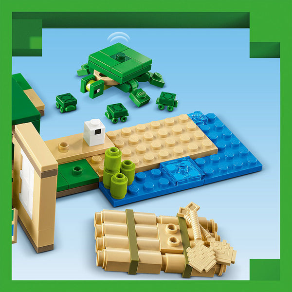 LEGO® Minecraft® The Turtle Beach House Toy Set 21254