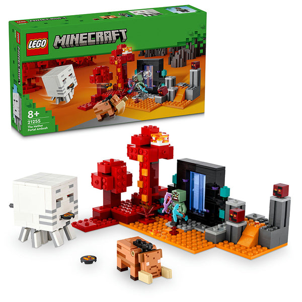 LEGO® Minecraft® The Nether Portal Ambush Building Set 21255