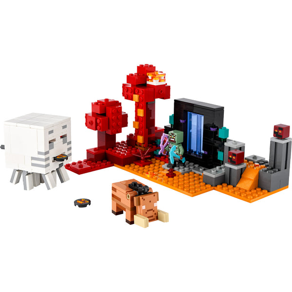 LEGO® Minecraft® The Nether Portal Ambush Building Set 21255