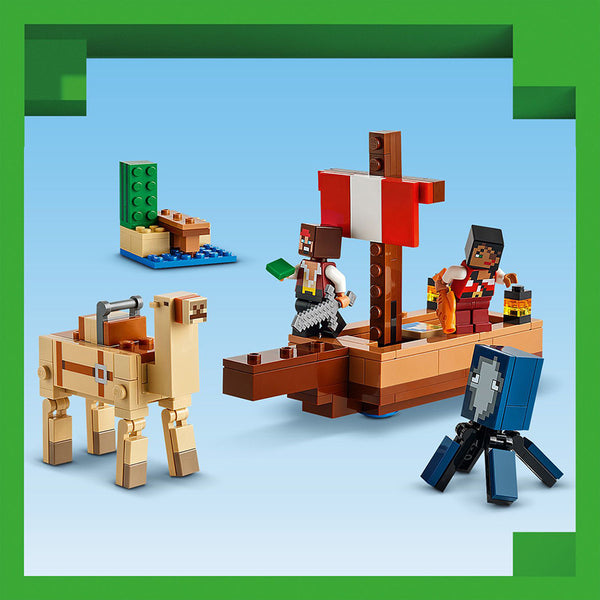 LEGO® Minecraft® The Pirate Ship Voyage Building Toy Set 21259