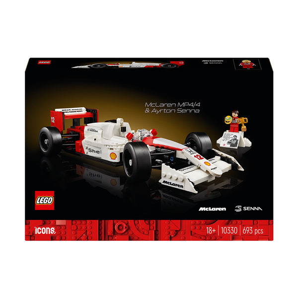 LEGO® ICONS McLaren MP4/4 & Ayrton Senna Set for Adults 10330