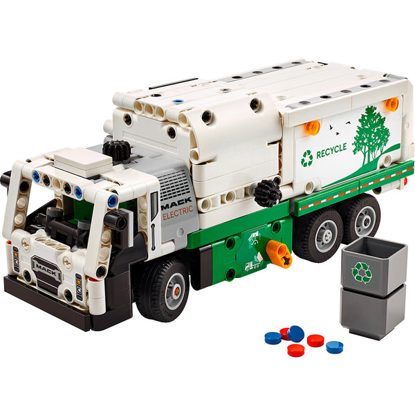 LEGO® Technic™ Mack LR Electric Garbage Truck Vehicle Toy 42167