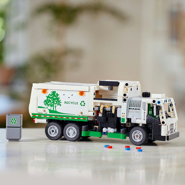 LEGO® Technic™ Mack LR Electric Garbage Truck Vehicle Toy 42167