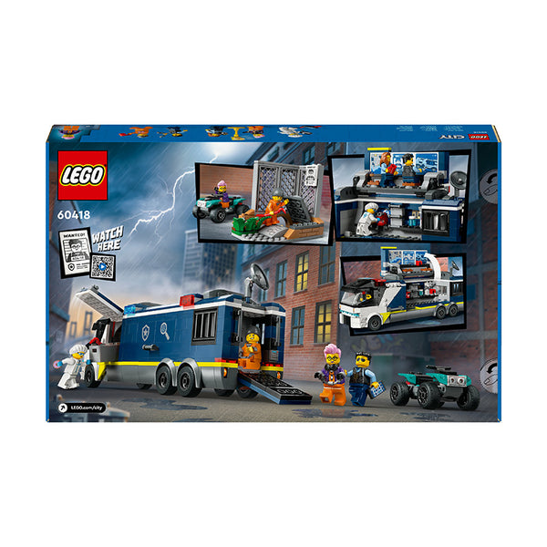 LEGO® City Police Mobile Crime Lab Truck Toy 60418