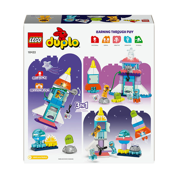 LEGO® DUPLO® 3in1 Space Shuttle Adventure Toy 10422