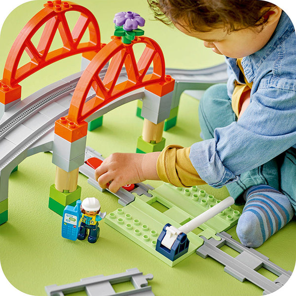 LEGO® DUPLO® Train Bridge and Tracks Expansion Set Toy 10426