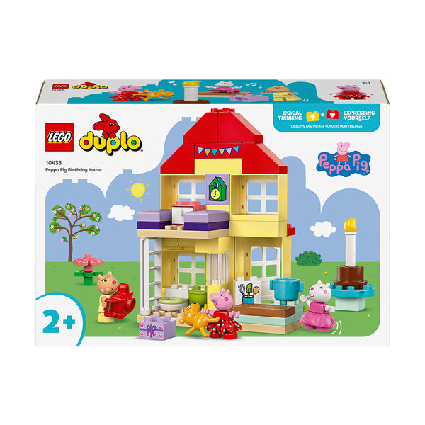 LEGO® DUPLO® Peppa Pig Birthday House Toy for Toddlers 10433