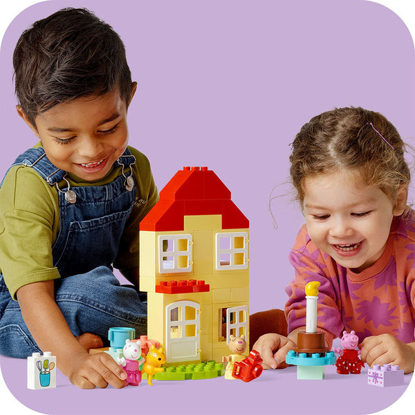 LEGO® DUPLO® Peppa Pig Birthday House Toy for Toddlers 10433