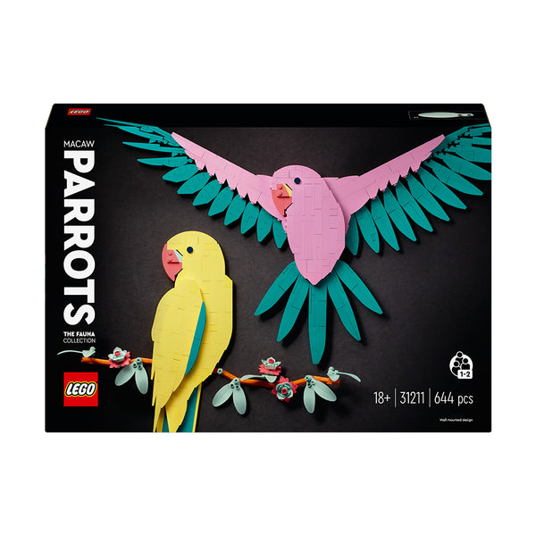 LEGO® Art The Fauna Collection – Macaw Parrots Set 31211