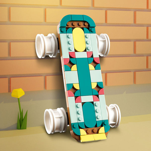 LEGO® Creator 3in1 Retro Roller Skate & Toy Skateboard 31148