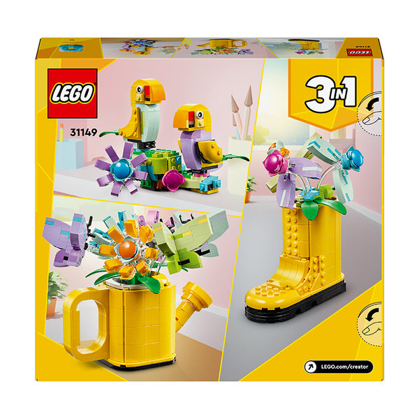 LEGO®  Creator 3in1 Flowers in Watering Can Nature Toys 31149