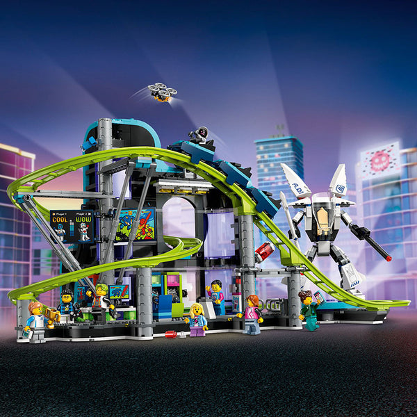 LEGO® City Robot World Roller-Coaster Park Creative Toy 60421