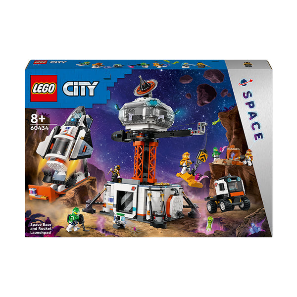 LEGO® City Space Base and Rocket Launchpad Toy Playset 60434