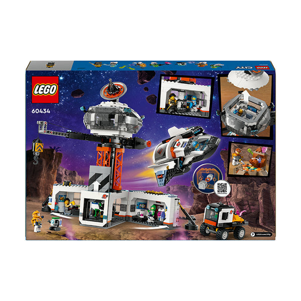 LEGO® City Space Base and Rocket Launchpad Toy Playset 60434