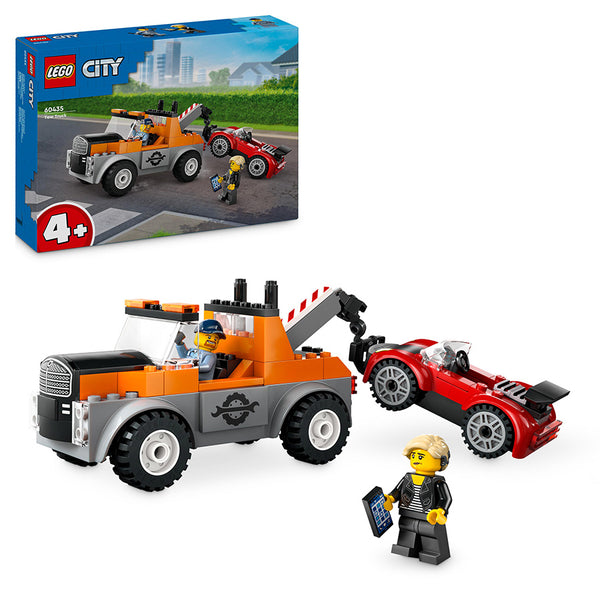 LEGO® City Tow Truck and Sports Car Repair Toy Set 60435