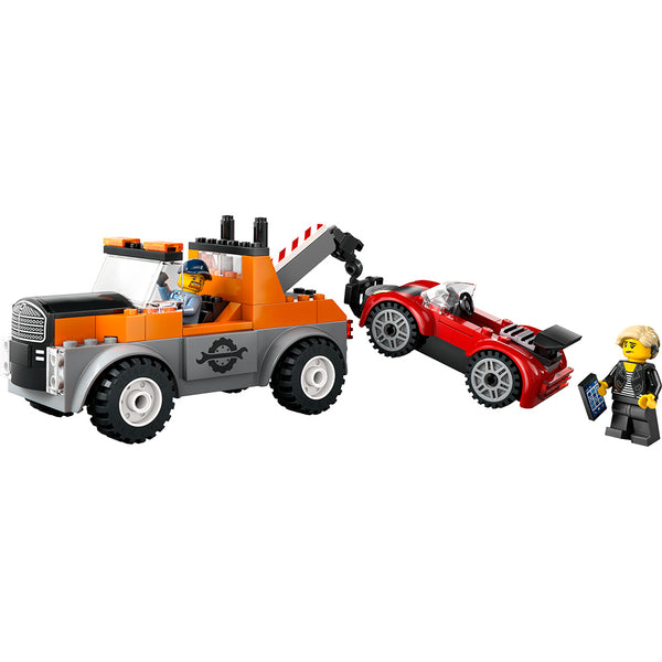 LEGO® City Tow Truck and Sports Car Repair Toy Set 60435