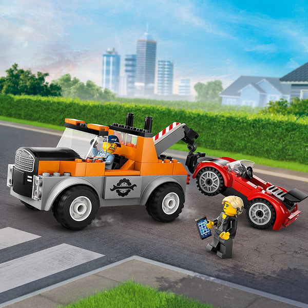 LEGO® City Tow Truck and Sports Car Repair Toy Set 60435