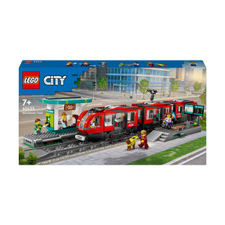 LEGO® City Downtown Tram and Station Building Toy Set 60423