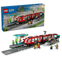 LEGO® City Downtown Tram and Station Building Toy Set 60423