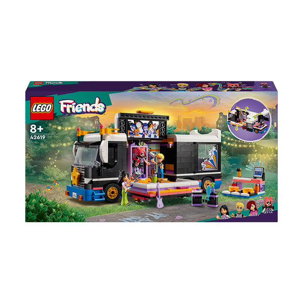 LEGO® Friends Pop Star Music Tour Bus Toy Set 42619